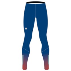 низ комбинезона Sportful Apex Race Tight 2022 тёмно-синий с красным